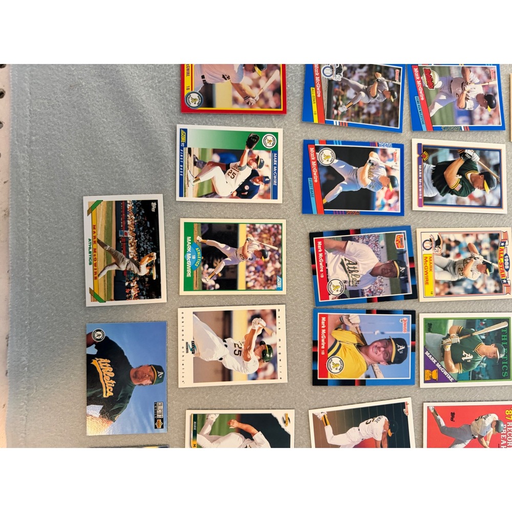 Mark McGwire Baseball Card Lot 80 A's Cardinals Inserts Topps Donruss Upper - Picture 12 of 13